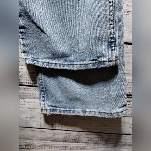 Maurices Bootcut Jeans Light Wash size 11/12 LONG Vintage 90s Distressed Faded - Picture 7 of 8